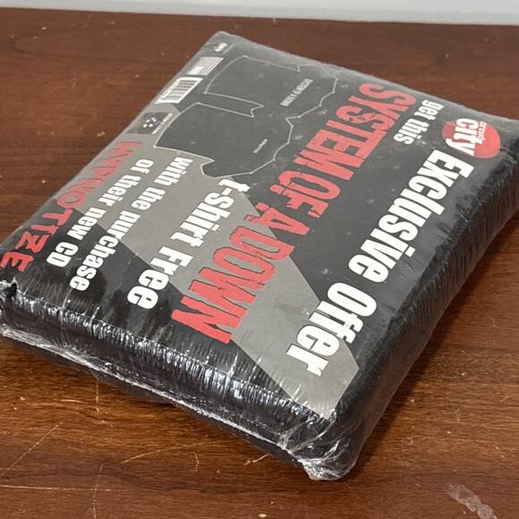 Circuit City Exclusive System Of A Down Tee Shirt Hypnotize Sealed - Picture 6 of 7